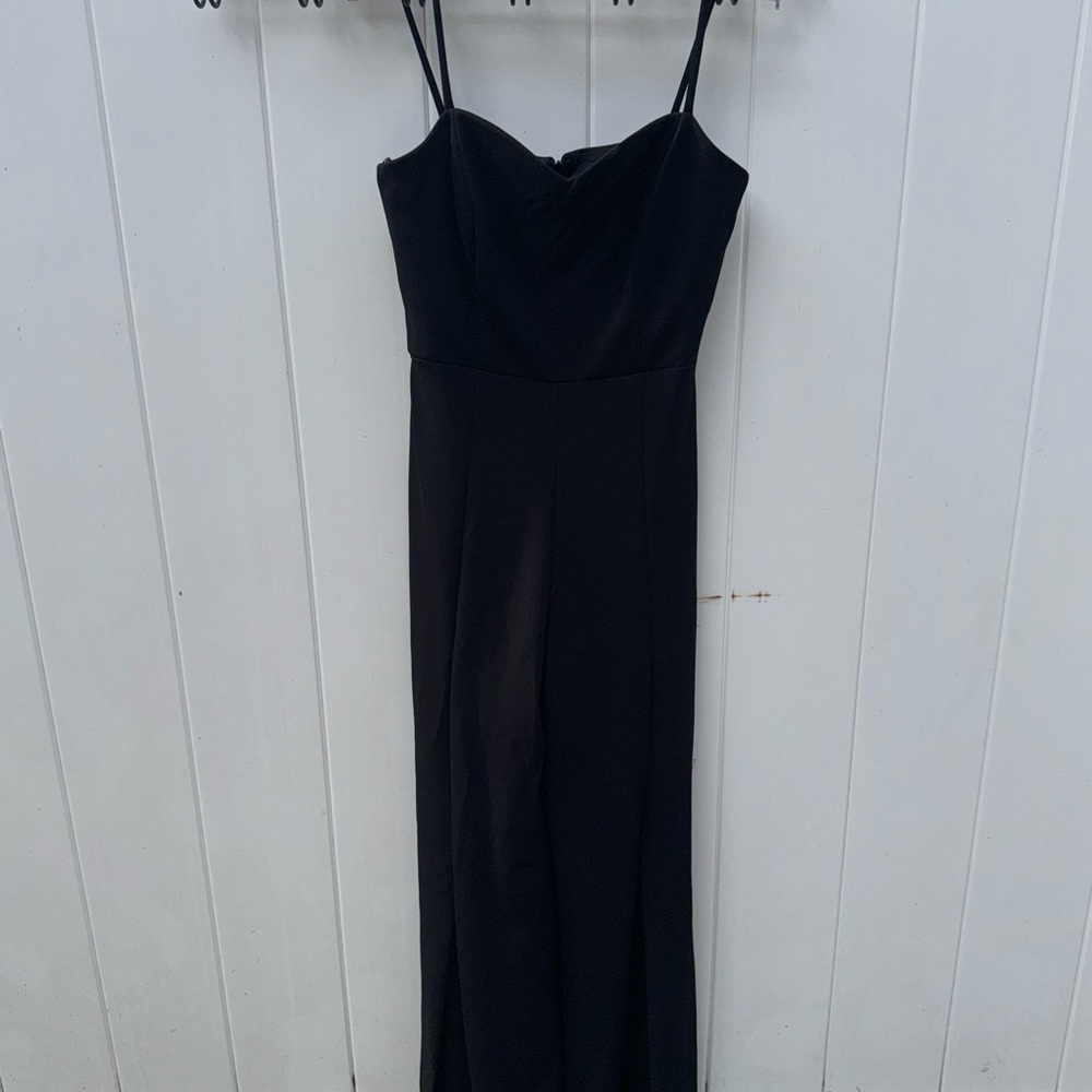 NWOT Elegant Black Women's Dressy Jumpsuit Romper by Bebe Size Small Never Worn
